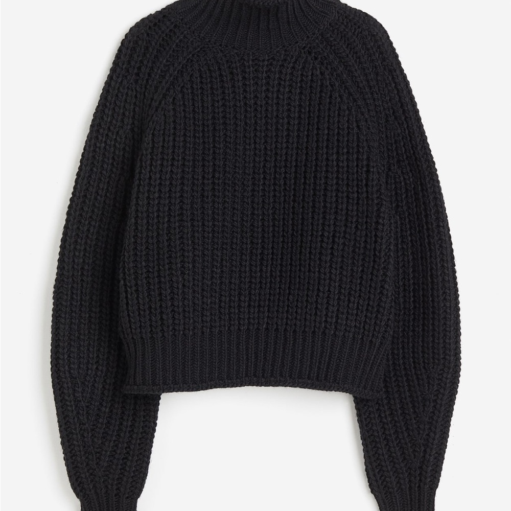 Cozy Knit Turtleneck Sweater in Navy